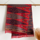 Winter Luxury Cashmere Poncho Style Printed Thich Shawl Scarf