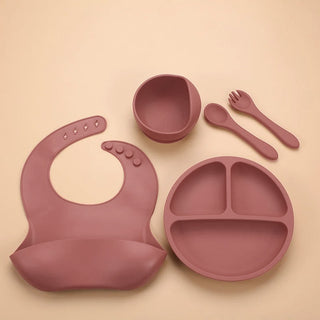 Food Grade 5-piece set Silicone Dine Set For Children