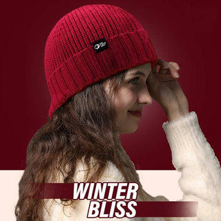 Winter Knitted Outdoor Cotton Thickened Warm Woolen Cap