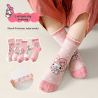 Melody Style Sweat-Absorbing and Breathable All Seasons Cotton Socks for Girls