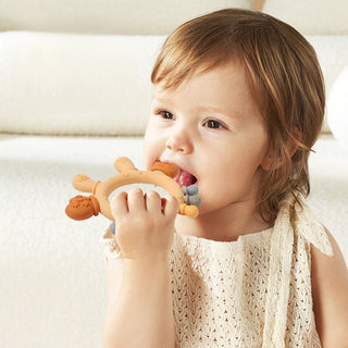 Attractive Crab Shaped Food Grade Silicone Teether for Baby
