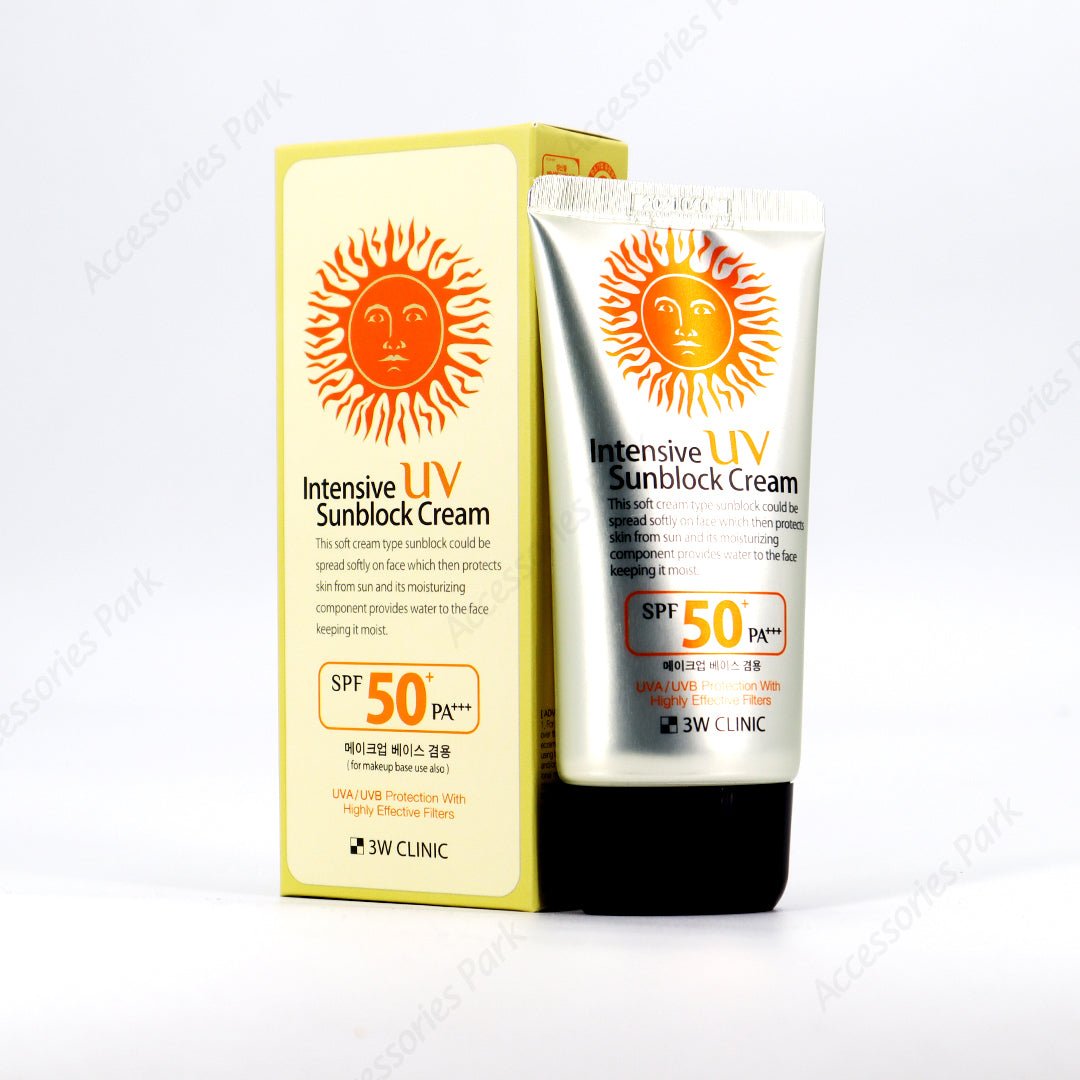 3w Clinic intensive UV sunblock cream SPF 50 PA+++