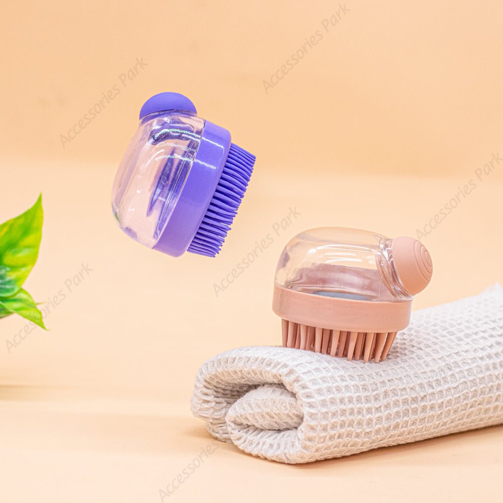 Scalp Cleansing Silicone Shampoo Brush