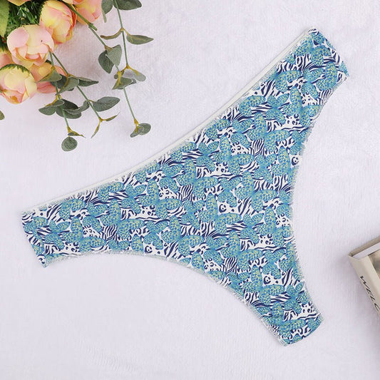 European Style New pattern Breathable Exotic  Low-rise T panties