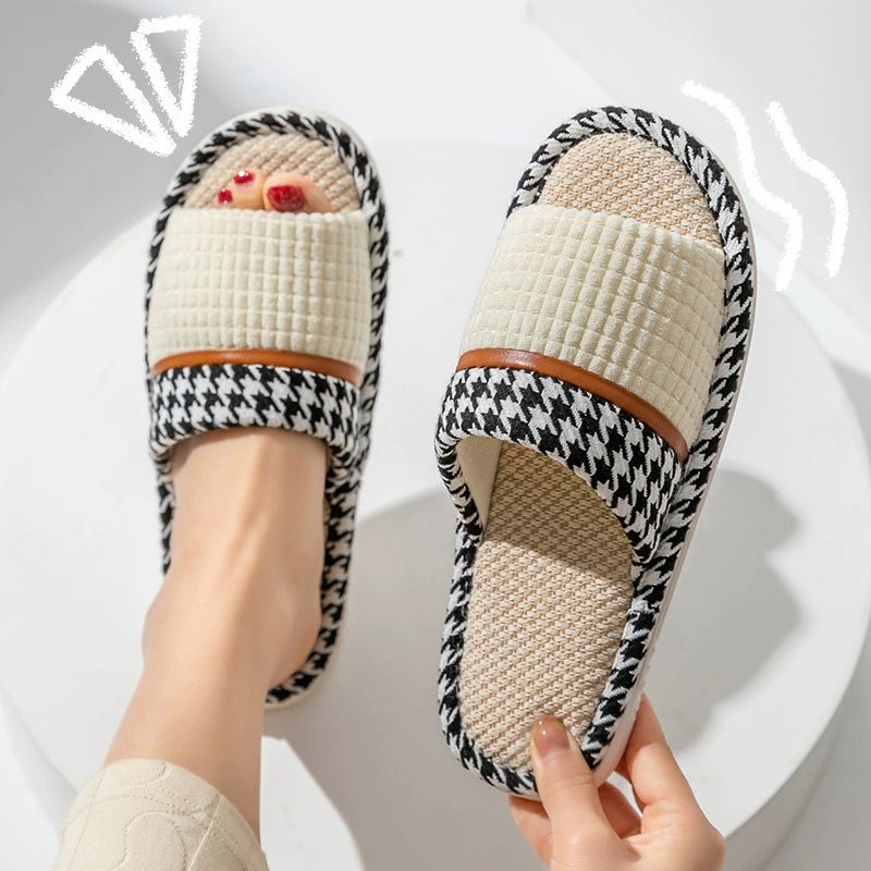 High-quality Thick-Soled Cotton and Linen Slippers