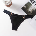 European Style Seamless Ice Silk Women's V-shaped Waist Breathable Panties.