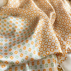 Korean version Geometric Pattern Printed Silky Smooth Scarves