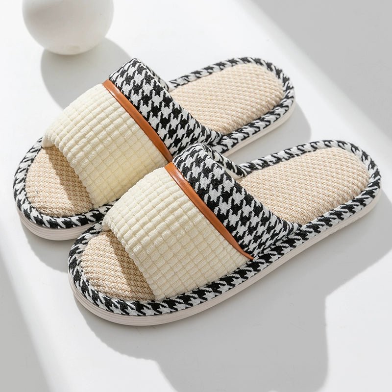 High-quality Thick-Soled Cotton and Linen Slippers