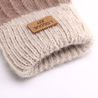 Flip Cover Knitted Half Finger Hand Gloves