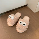 Thin Strips Cute & Comfortable Cartoon Wool Slippers