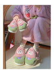 Patrick Star Plush Warm Resistant Fluffy Indoor Winter Slipper