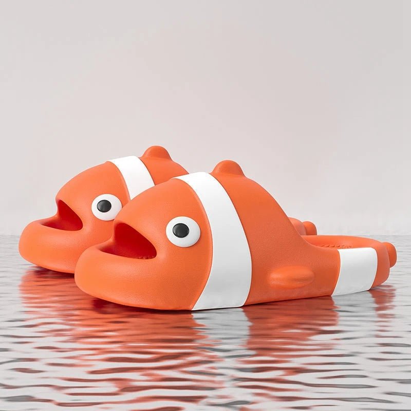 Clownfish Cartoon  Funny Anti Slip Indoor & Beach Women Slippers