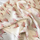 All Seasons Friendly Soft Long Satin Silk Scarf for Women