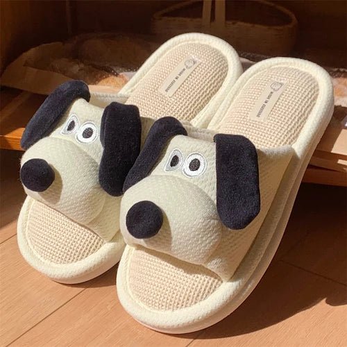 Cute Puppy Design High-Quality Indoor Slippers