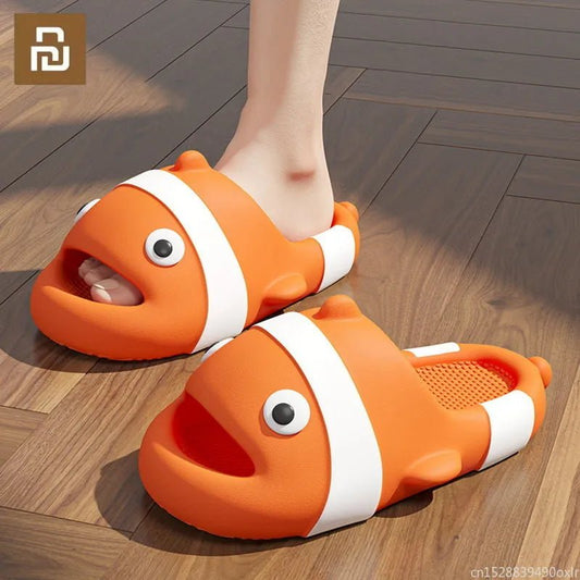 Clownfish Cartoon  Funny Anti Slip Indoor & Beach Women Slippers