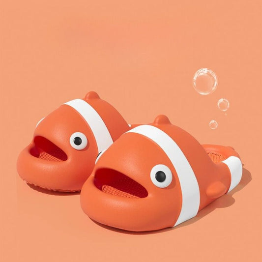 Clownfish Cartoon  Funny Anti Slip Indoor & Beach Women Slippers