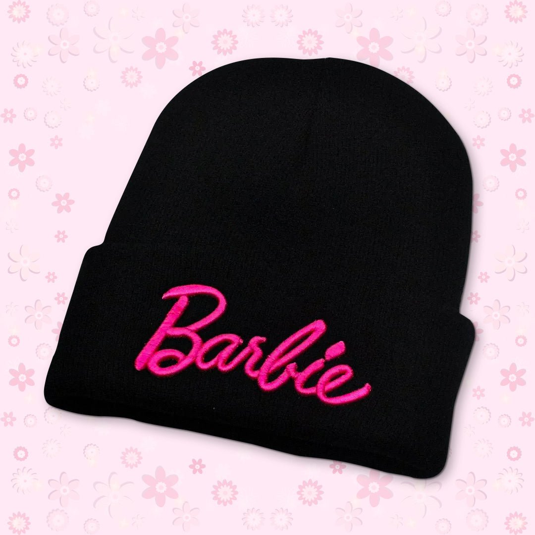 Embroidery Barbie Knitted Woolen Hats for Women