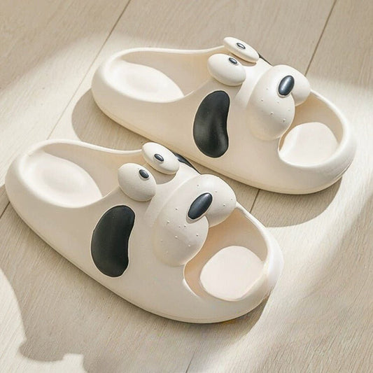 Cute Puppy Design Thick-bottom Sandals Indoor Home Slipper